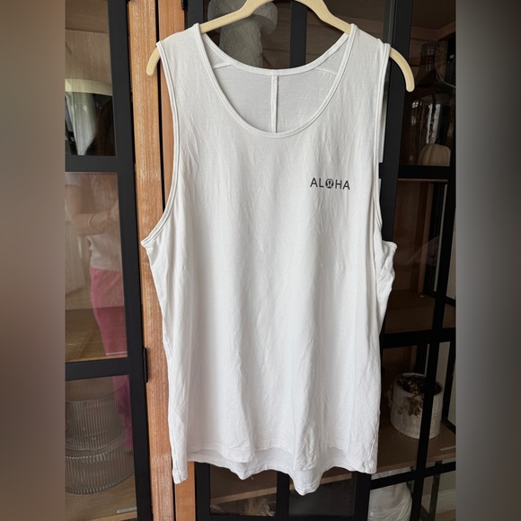 Lululemon Aloha muscle tank top Hawaii collection performance pima cotton scoop - Picture 1 of 6